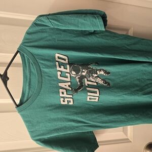 Teal 'Spaced Out' Graphic T-Shirt